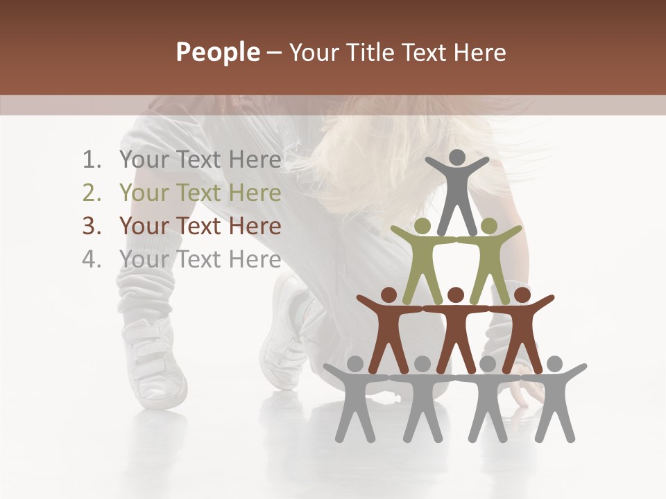 Woman Beautiful Activity PowerPoint Template