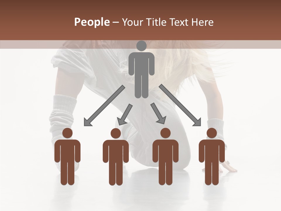 Woman Beautiful Activity PowerPoint Template