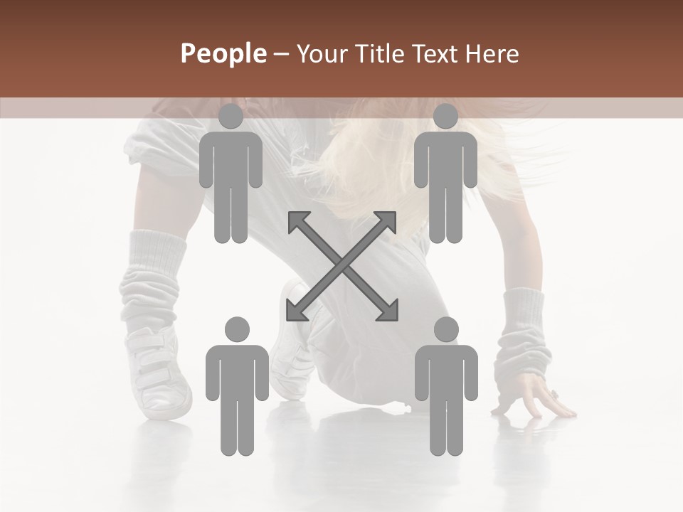 Woman Beautiful Activity PowerPoint Template