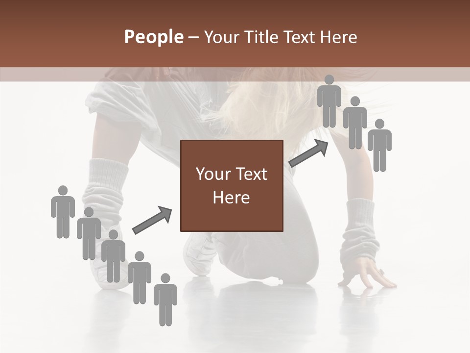 Woman Beautiful Activity PowerPoint Template