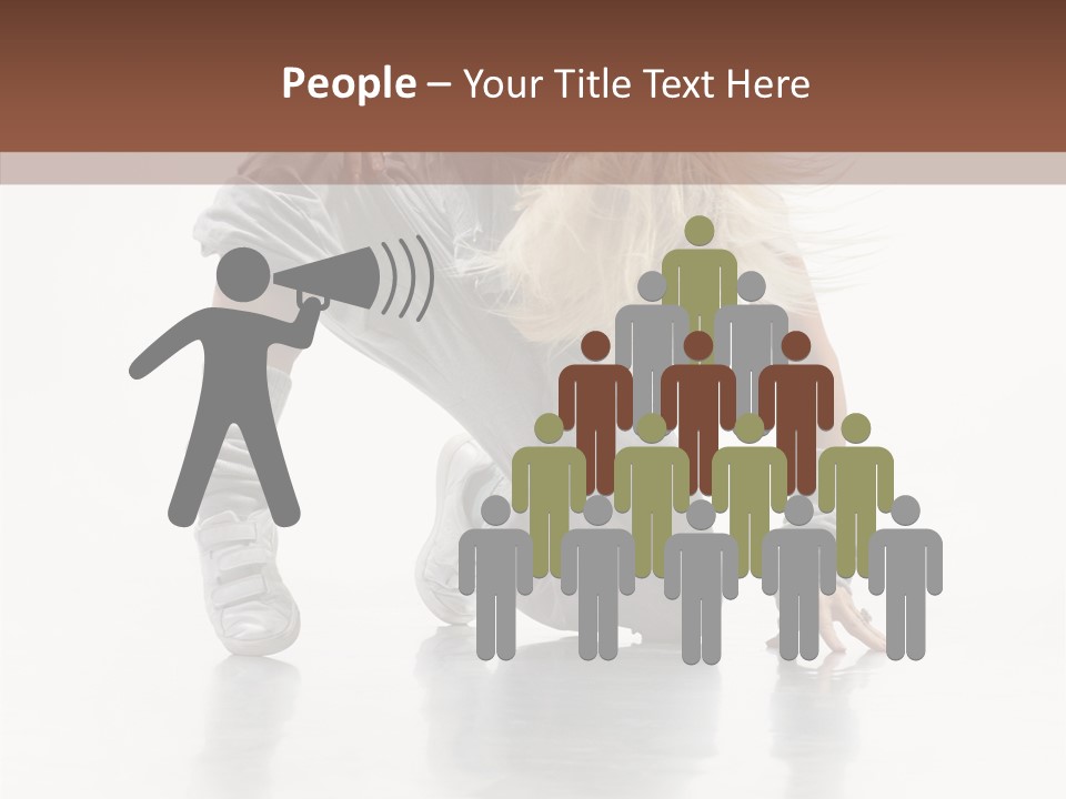 Woman Beautiful Activity PowerPoint Template