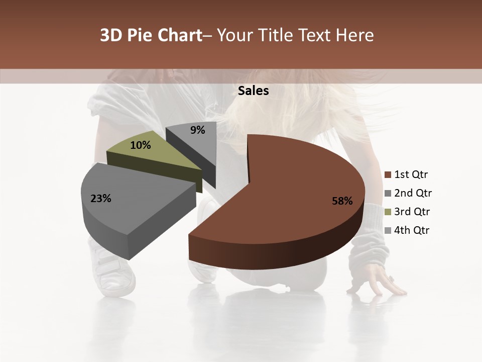 Woman Beautiful Activity PowerPoint Template