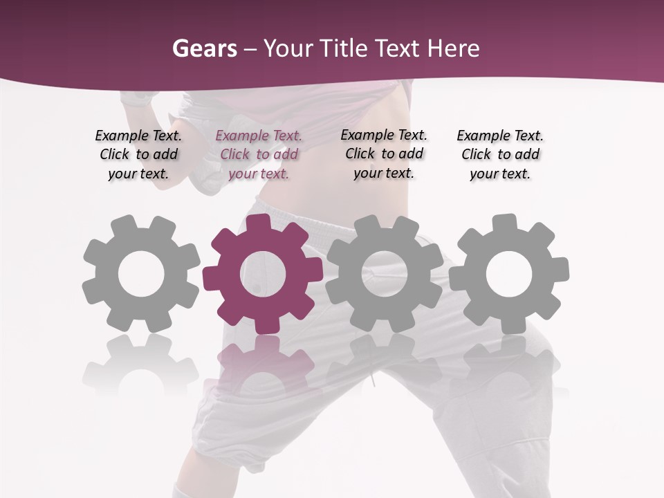 Action Breakdance Performer PowerPoint Template