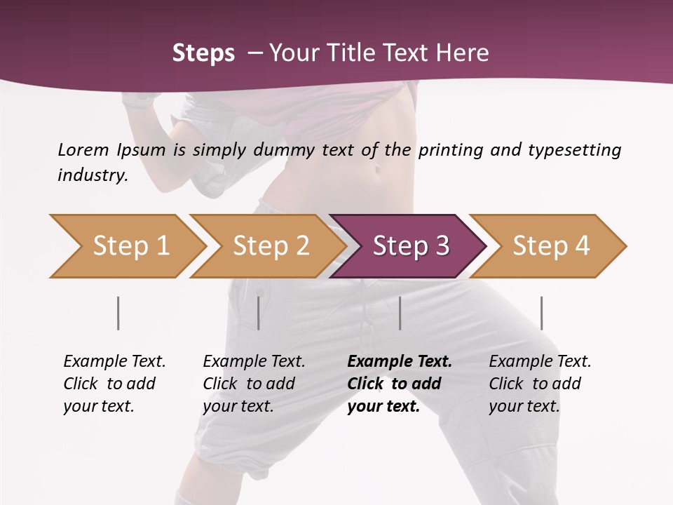 Action Breakdance Performer PowerPoint Template