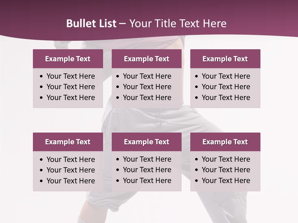 Action Breakdance Performer PowerPoint Template