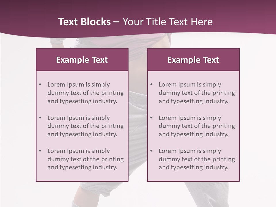 Action Breakdance Performer PowerPoint Template