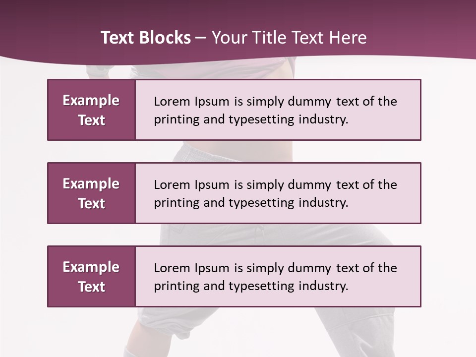 Action Breakdance Performer PowerPoint Template