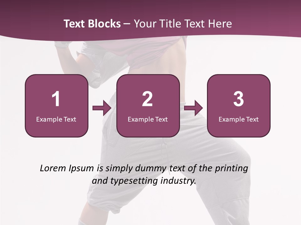 Action Breakdance Performer PowerPoint Template