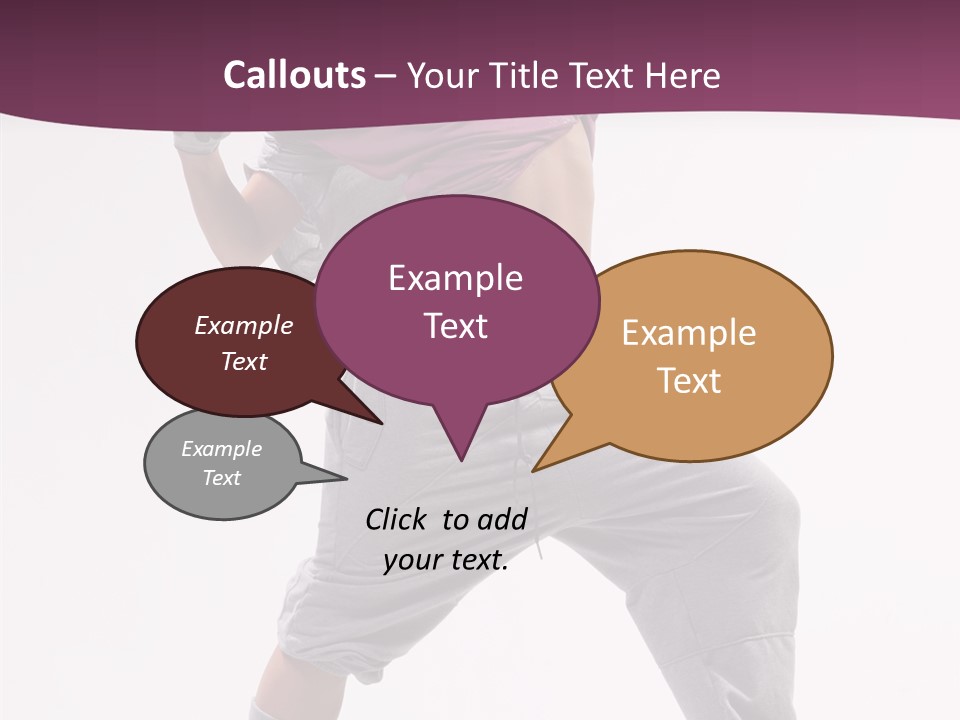 Action Breakdance Performer PowerPoint Template