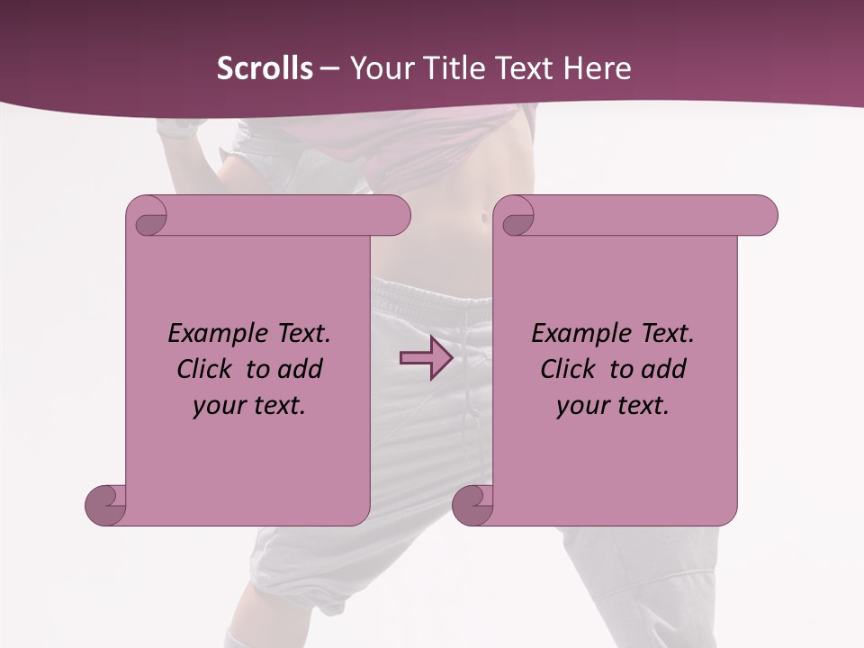 Action Breakdance Performer PowerPoint Template
