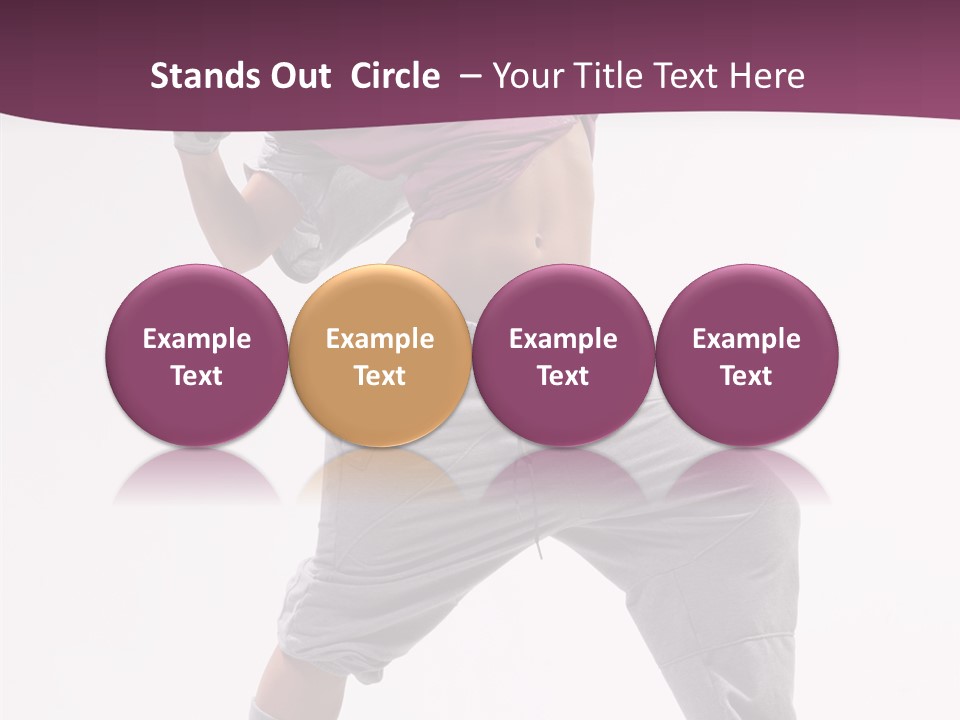 Action Breakdance Performer PowerPoint Template