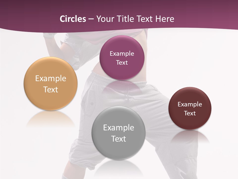 Action Breakdance Performer PowerPoint Template