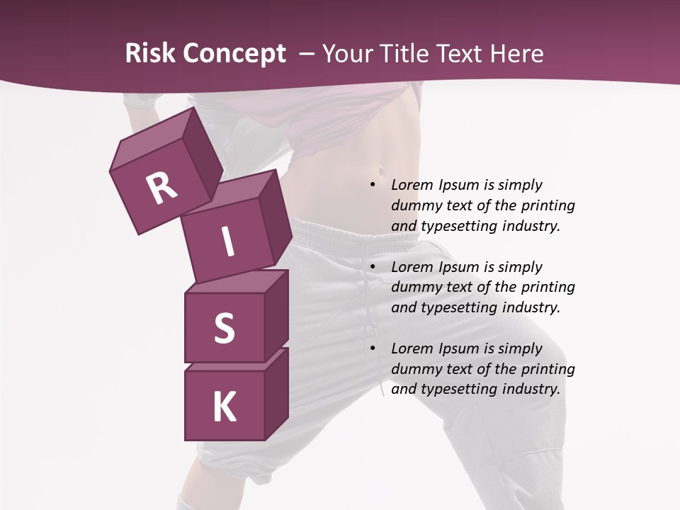 Action Breakdance Performer PowerPoint Template