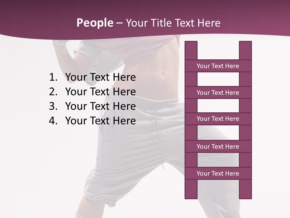 Action Breakdance Performer PowerPoint Template