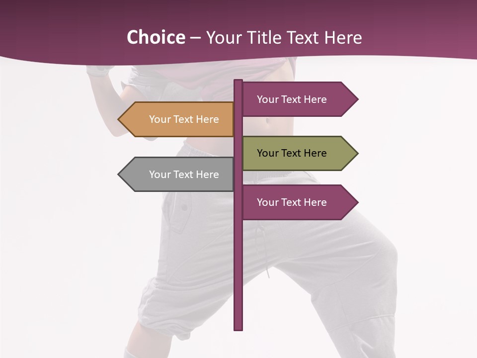 Action Breakdance Performer PowerPoint Template