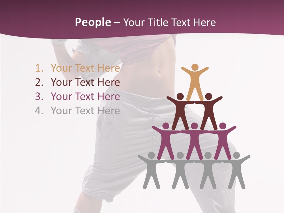 Action Breakdance Performer PowerPoint Template