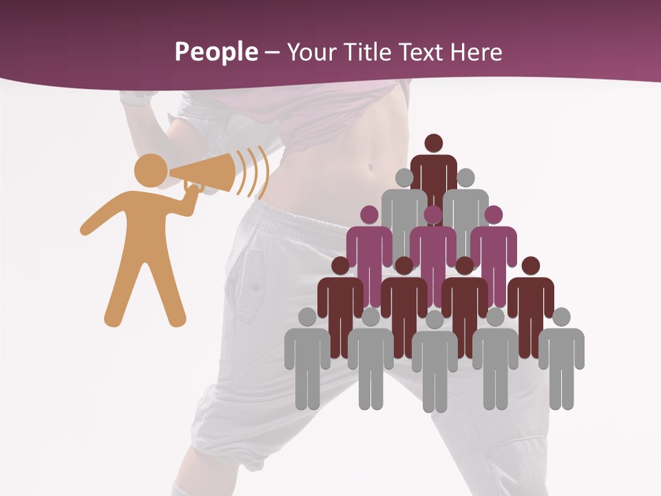 Action Breakdance Performer PowerPoint Template