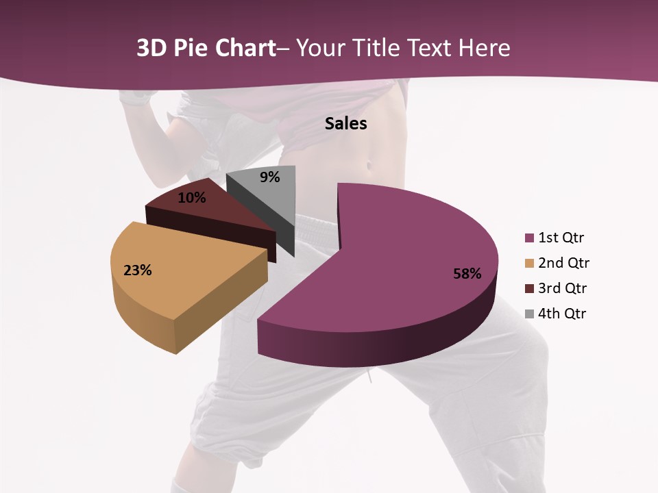 Action Breakdance Performer PowerPoint Template