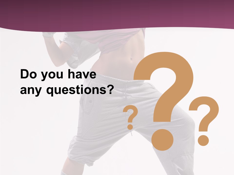 Action Breakdance Performer PowerPoint Template