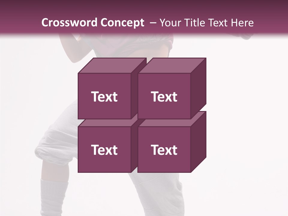 Elegance Aerobics Pose PowerPoint Template