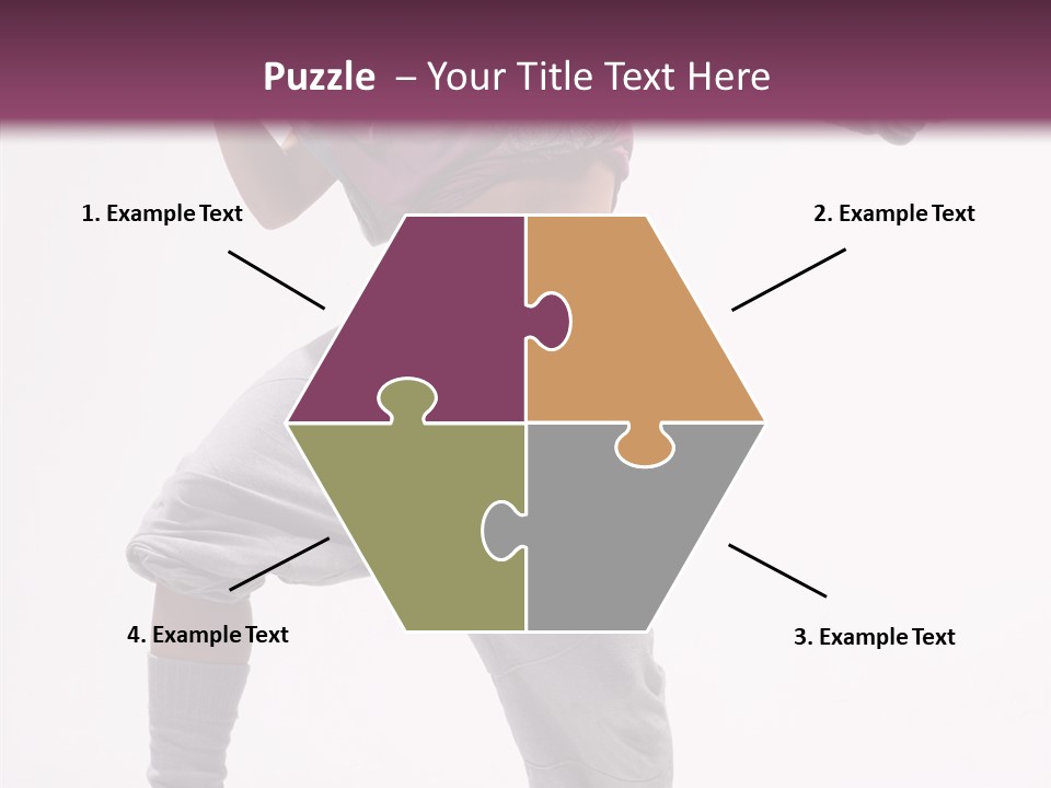 Elegance Aerobics Pose PowerPoint Template