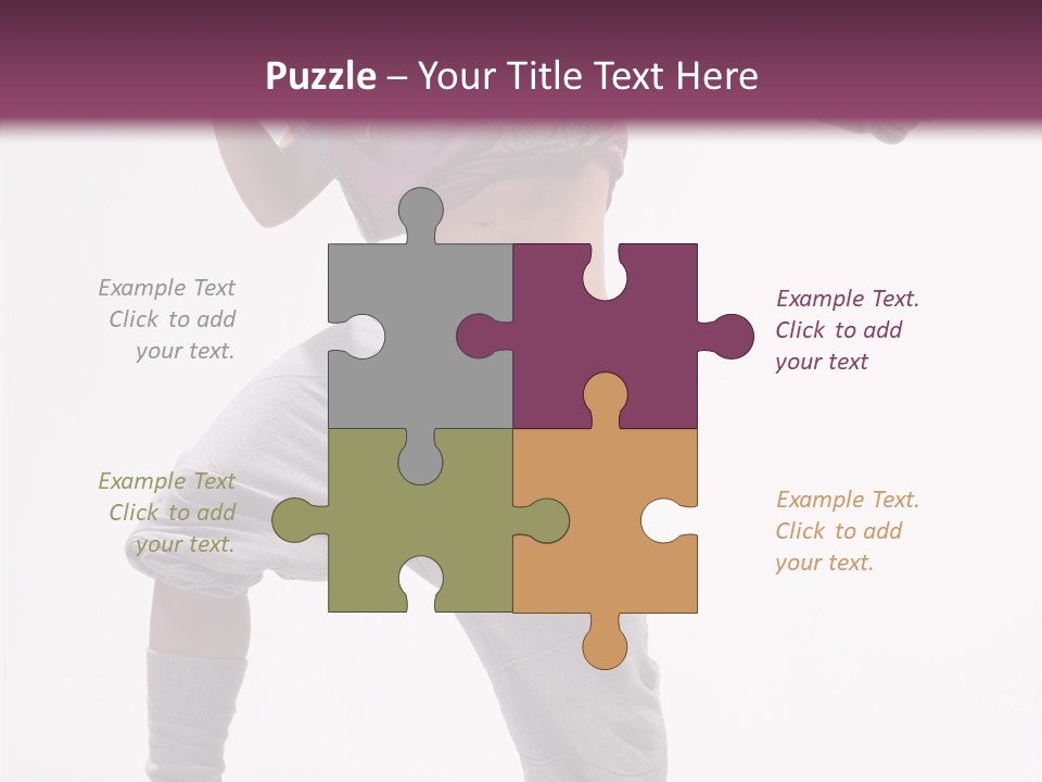 Elegance Aerobics Pose PowerPoint Template