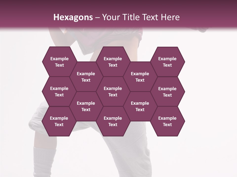 Elegance Aerobics Pose PowerPoint Template