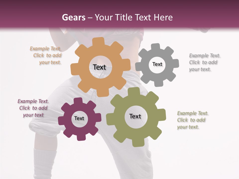 Elegance Aerobics Pose PowerPoint Template