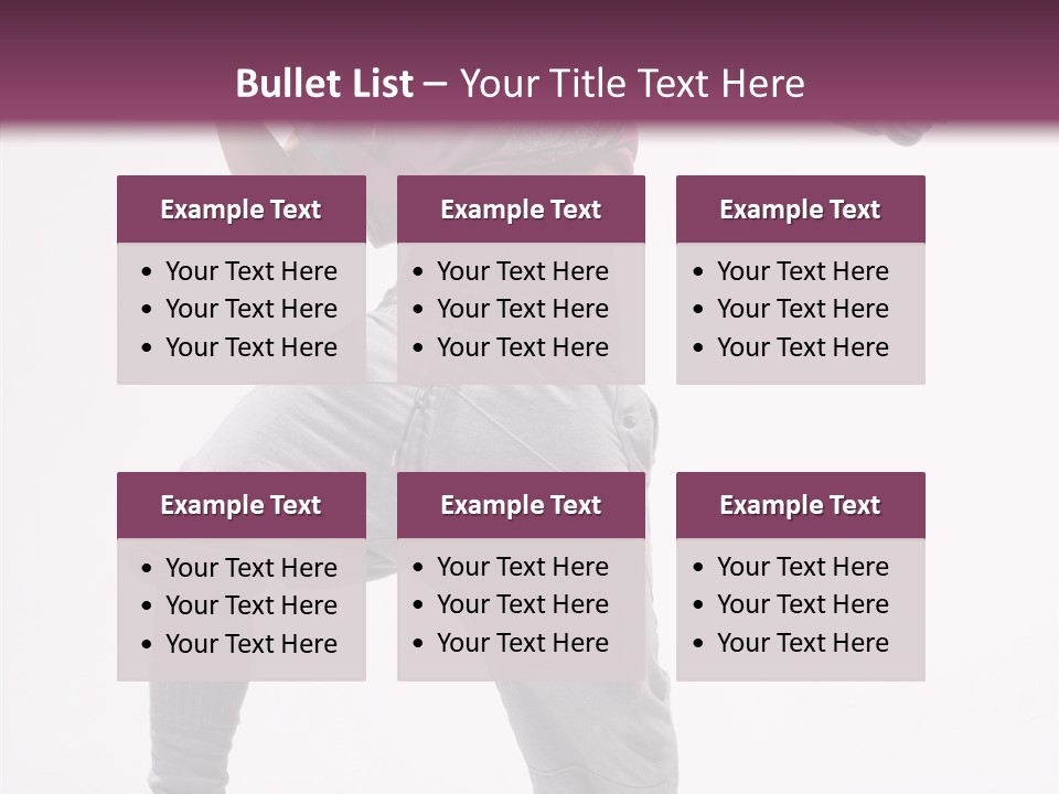 Elegance Aerobics Pose PowerPoint Template