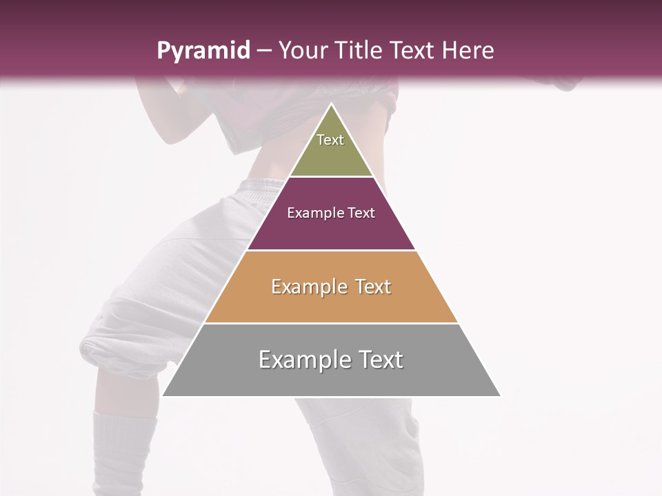 Elegance Aerobics Pose PowerPoint Template