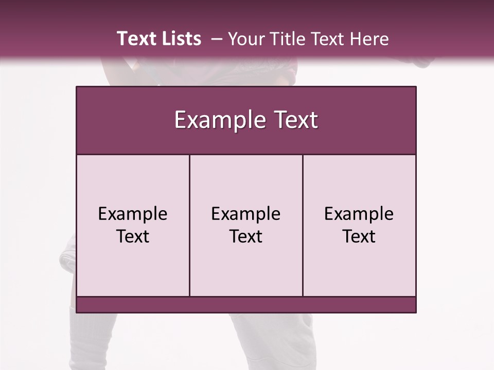 Elegance Aerobics Pose PowerPoint Template