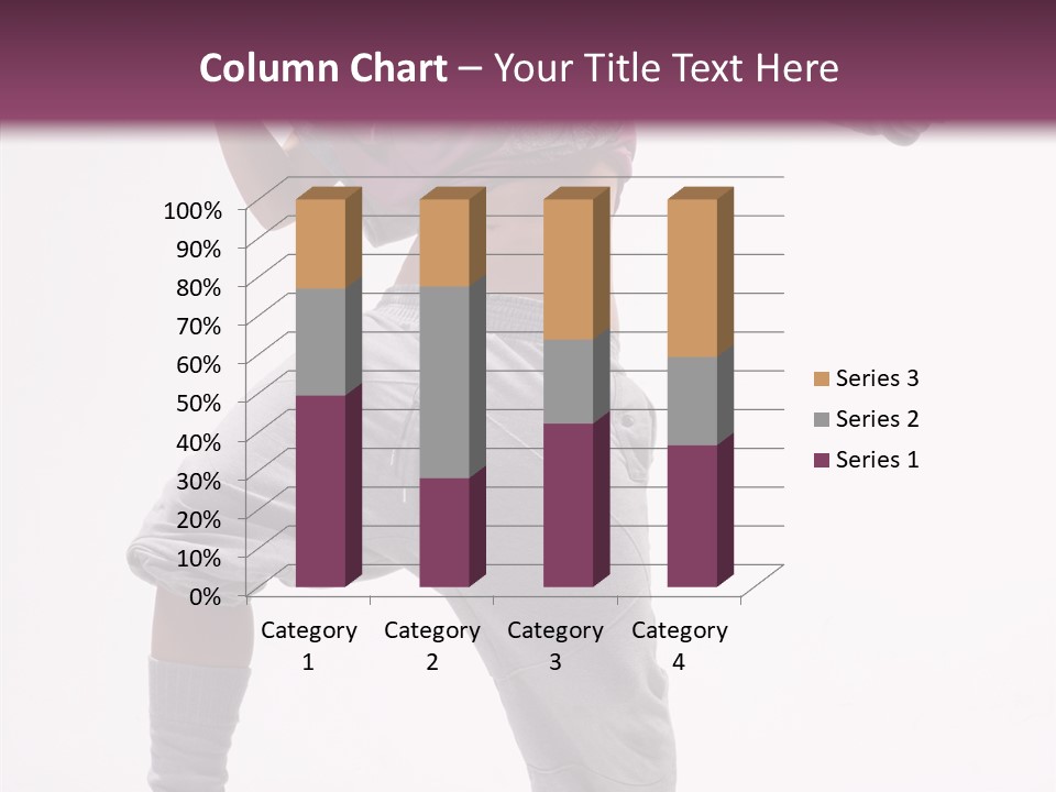 Elegance Aerobics Pose PowerPoint Template