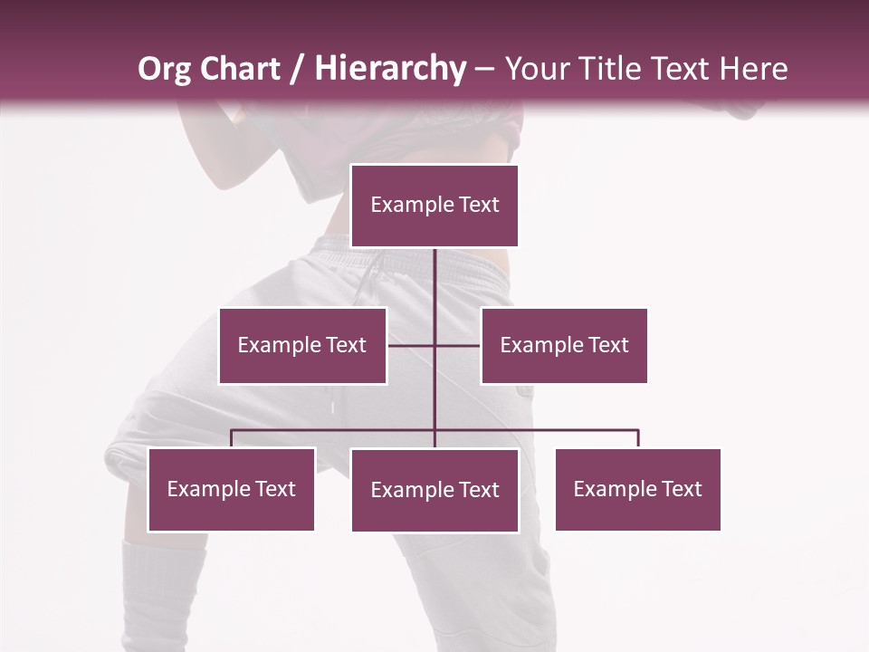 Elegance Aerobics Pose PowerPoint Template