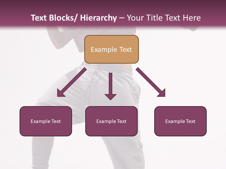 Elegance Aerobics Pose PowerPoint Template