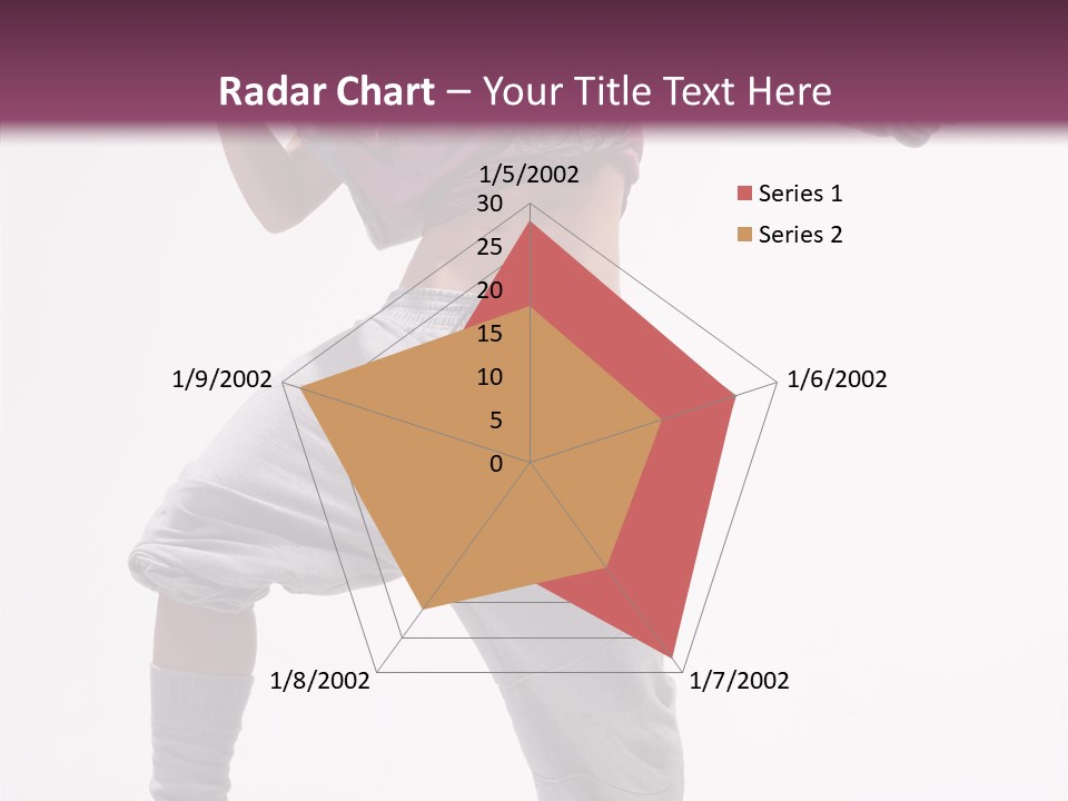 Elegance Aerobics Pose PowerPoint Template