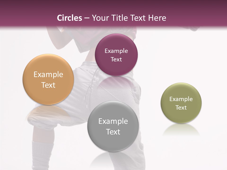 Elegance Aerobics Pose PowerPoint Template