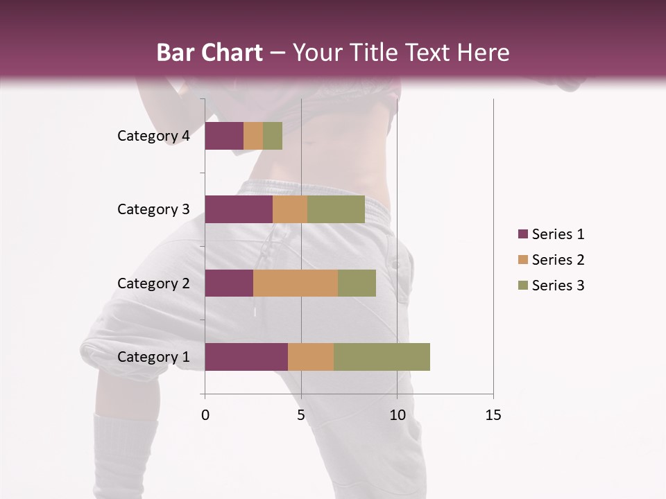 Elegance Aerobics Pose PowerPoint Template