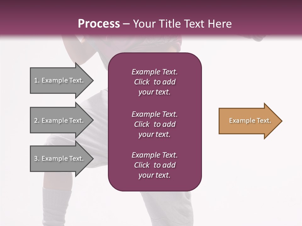 Elegance Aerobics Pose PowerPoint Template
