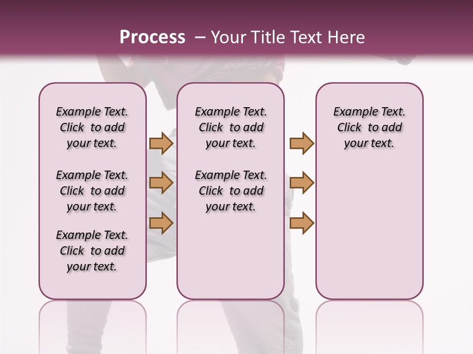 Elegance Aerobics Pose PowerPoint Template
