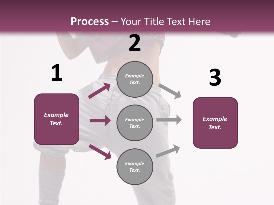 Elegance Aerobics Pose PowerPoint Template