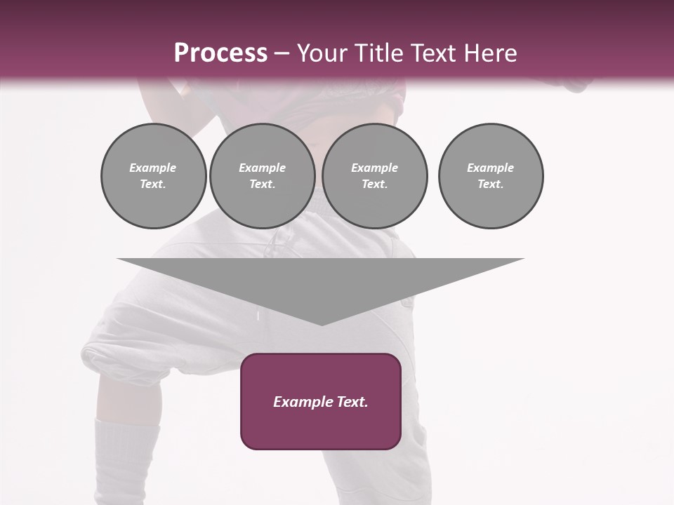 Elegance Aerobics Pose PowerPoint Template