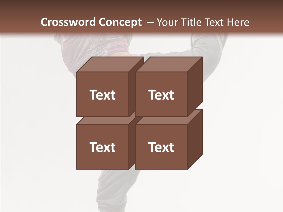 Fitness Woman Dance PowerPoint Template
