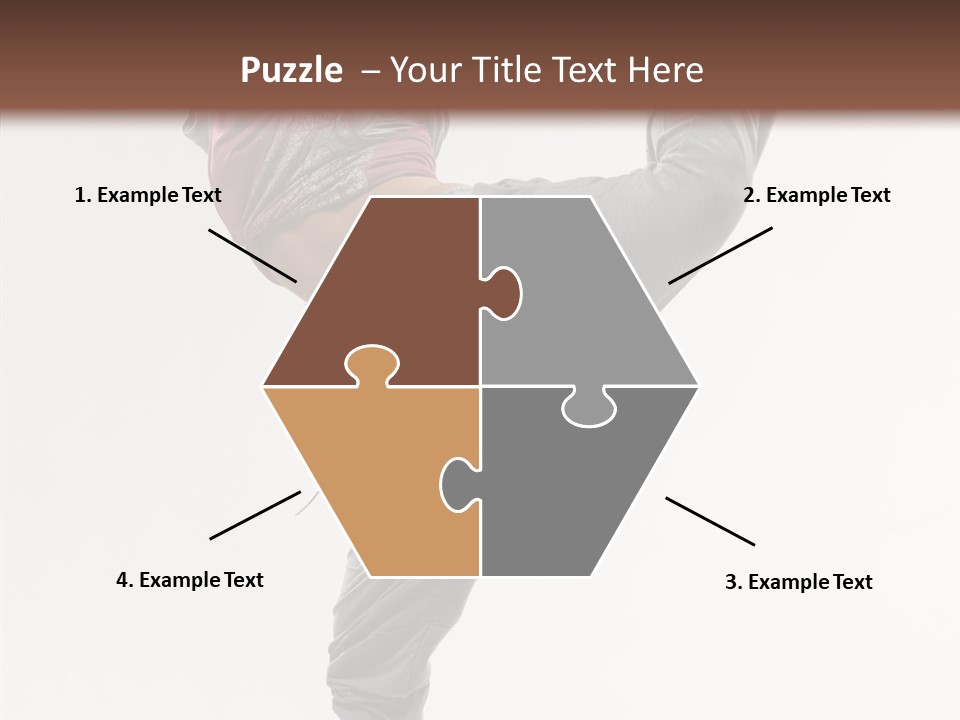 Fitness Woman Dance PowerPoint Template