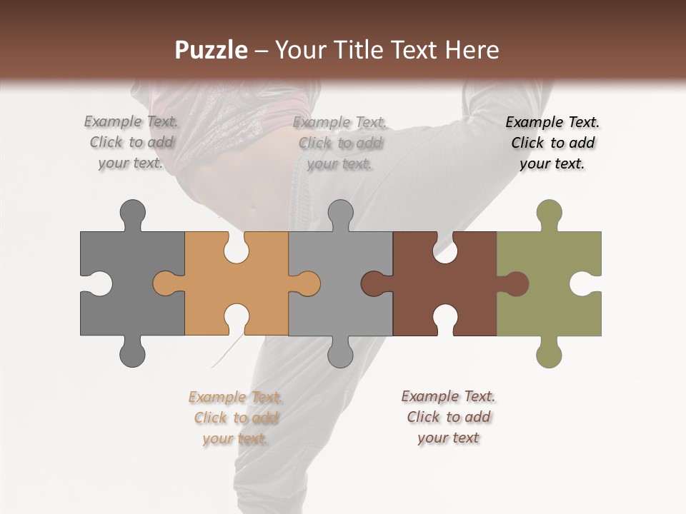 Fitness Woman Dance PowerPoint Template