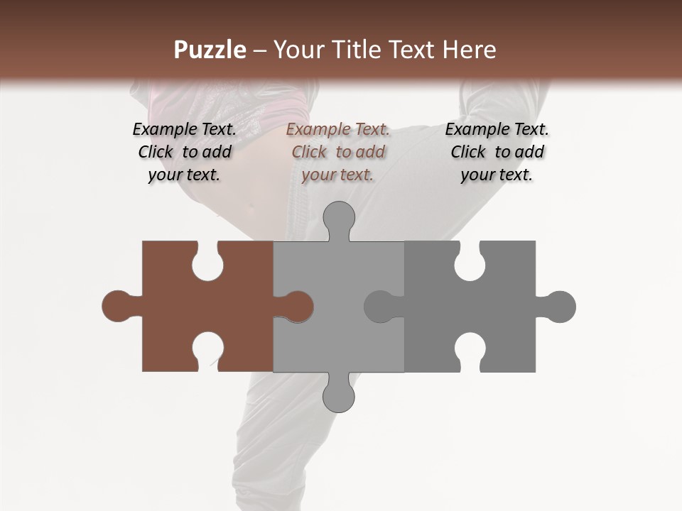 Fitness Woman Dance PowerPoint Template