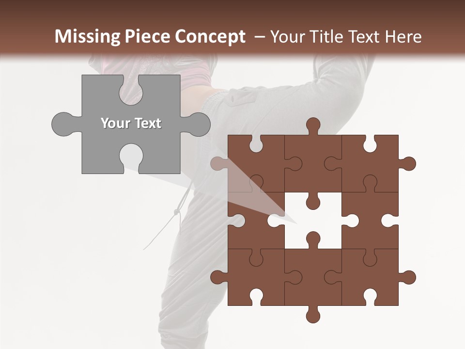 Fitness Woman Dance PowerPoint Template