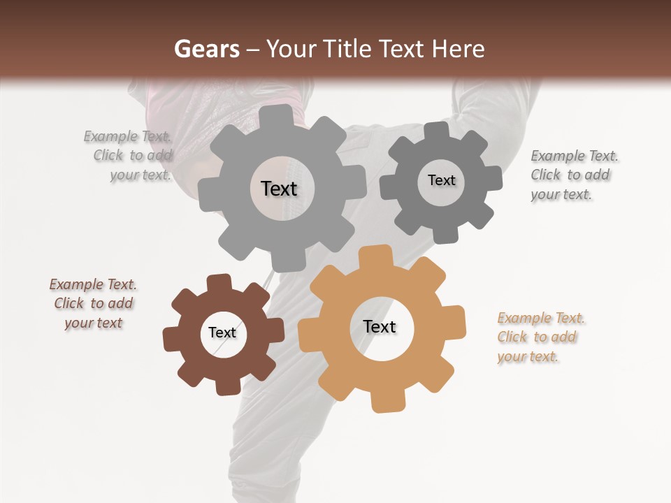 Fitness Woman Dance PowerPoint Template