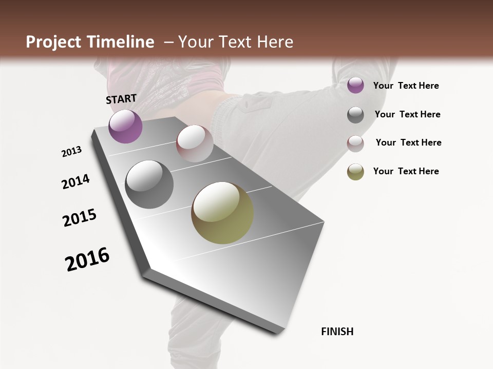 Fitness Woman Dance PowerPoint Template