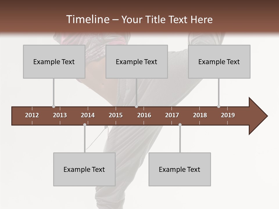 Fitness Woman Dance PowerPoint Template