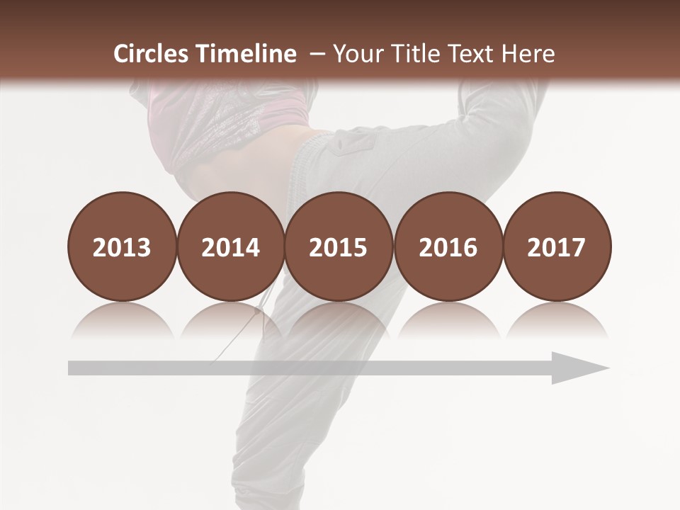 Fitness Woman Dance PowerPoint Template